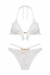 Biquini Sereia Renda Off White - Empress Brasil Nacional