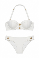 Biquini Jones Textura Flat Off White - Empress Brasil Nacional