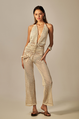 Macacão Lace Rede Bege - Empress Brasil Nacional