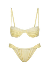 Biquini Lavinha Estampa Degradê Amarelo