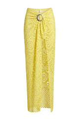 Canga Buzios Renda Amarelo