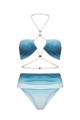 Biquini Gobi Estampa Degradê Azul