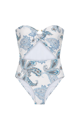 Body Scarf Estampa Paisley Azul - Empress Brasil Nacional