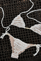 Biquini Ripple Rede Off White