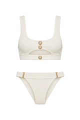 Biquini Charlie Textura Off White