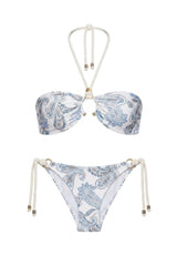Biquini New Sahara Estampa Paisley Azul
