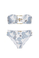 Biquini Bossa Estampa Paisley Azul