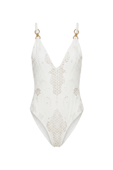 Body Lily Textura Off White