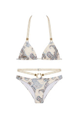 Biquini Katy Estampa Paisley Azul