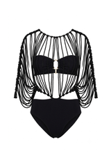 Body Vogue Textura Flat Preto