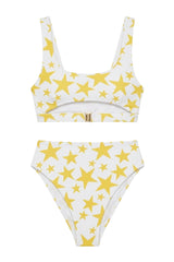 Biquini Roxy Estampa Star Amarelo - Empress Brasil Nacional
