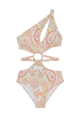 Body Ariel Estampa Paisley Verde - Empress Brasil Nacional