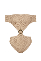 Body Elle Renda Nude