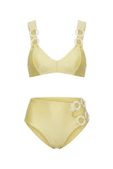 Biquini Sloane Estampa Degradê Amarelo
