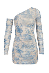 Vestido Yasmin Estampa Sereia - Empress Brasil Nacional
