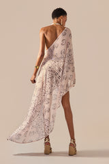 Kaftan Kaia Estampa Bandana Bege