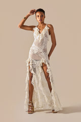 Vestido Martha Textura Off White