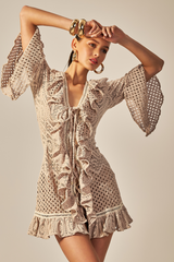 Vestido Isabel Renda Nude - Empress Brasil Nacional