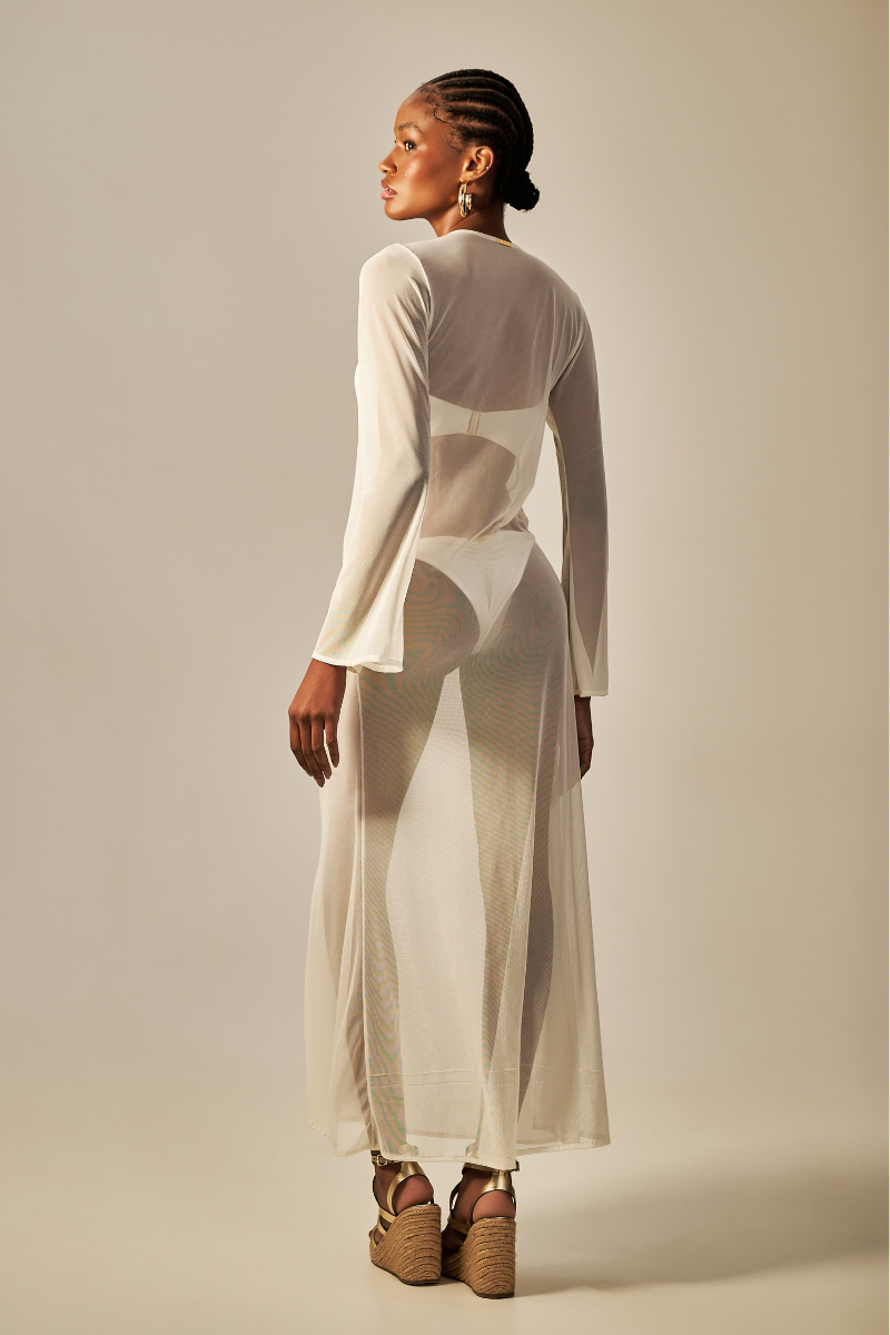 Vestido Sixty Longo Off - Empress Brasil Nacional