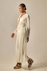 Vestido Sixty Longo Off - Empress Brasil Nacional