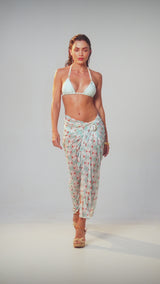 Canga Buzios Estampa Retrô Verde