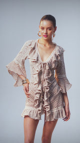 Vestido Isabel Renda Nude